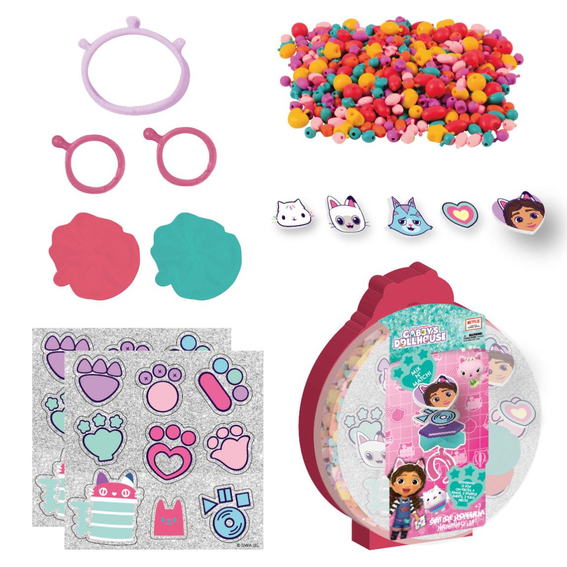 Gabbys Dukkehus Kreativt Smykkesæt (17 x 20 x 5 cm) | Gabbys Dollhouse Smykkesæt - Temashop