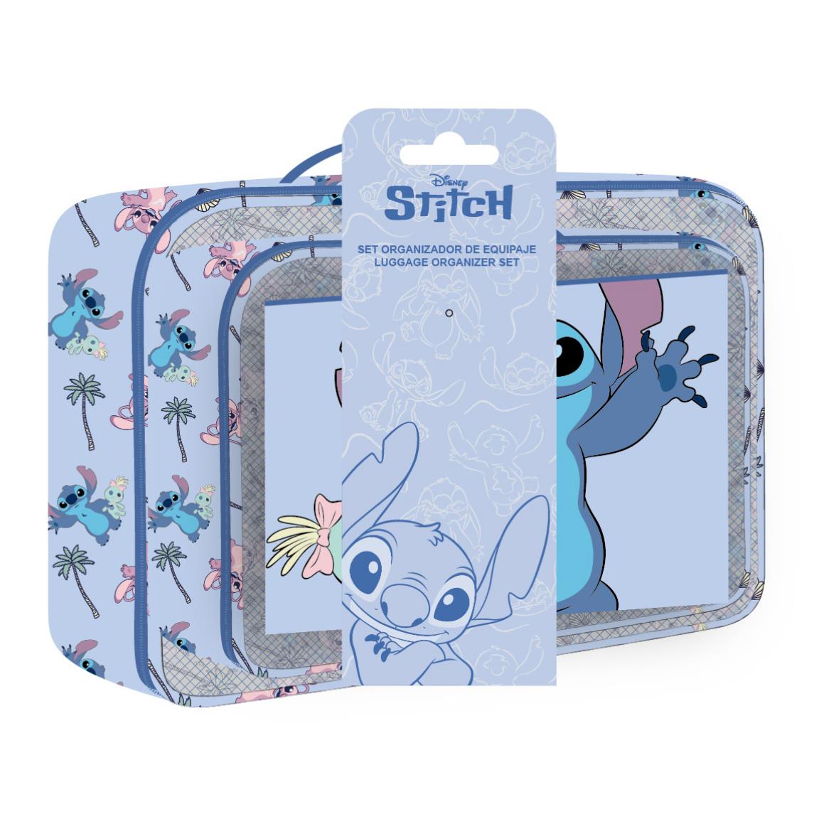 Stitch Organizer Toilettaske Sæt (25 x 20 x 4 cm) | Stitch Toilettasker & Tilbehør - Temashop
