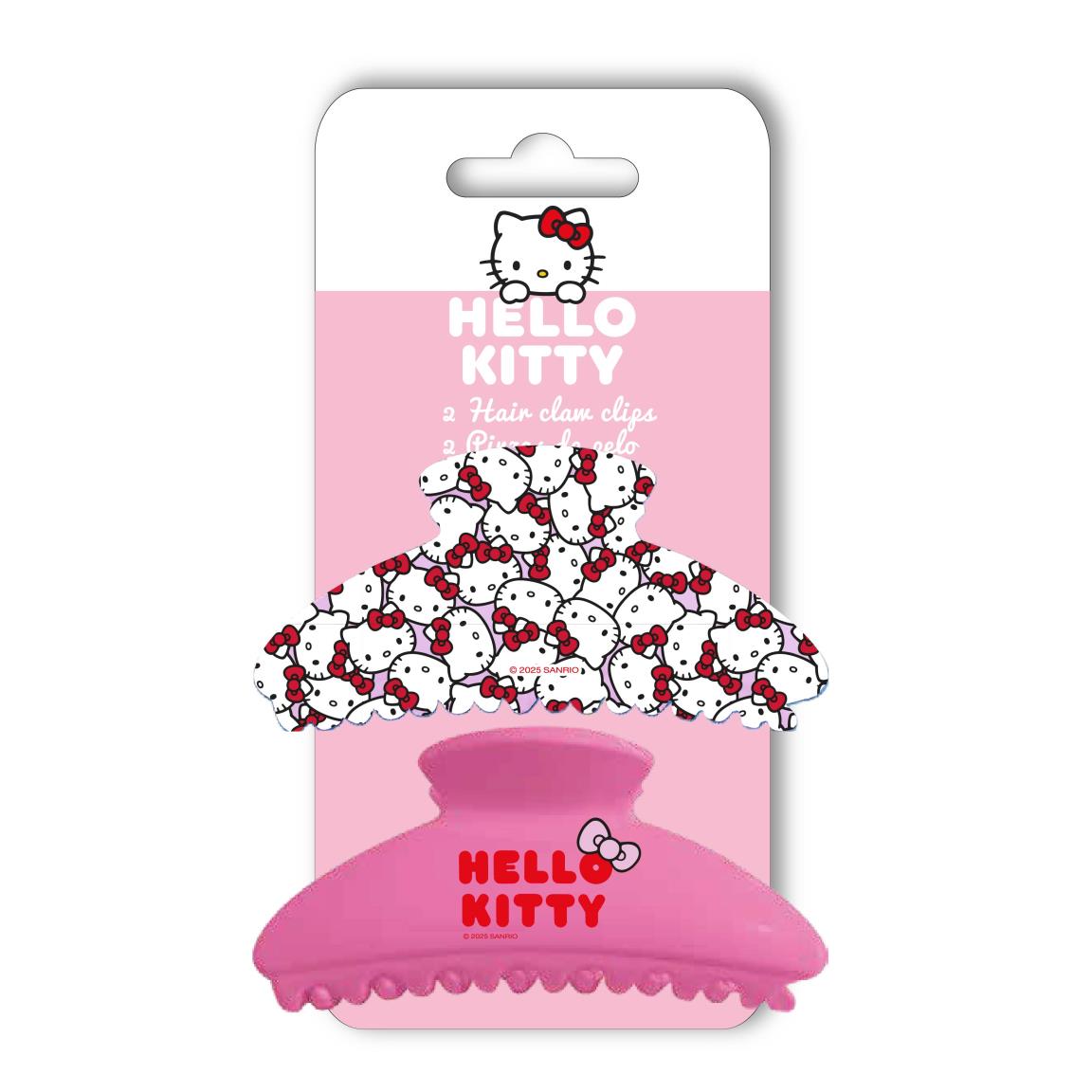 Hello Kitty Hårklemmer (10 x 19 x 3 cm) | Hello Kitty Hårclips - Temashop