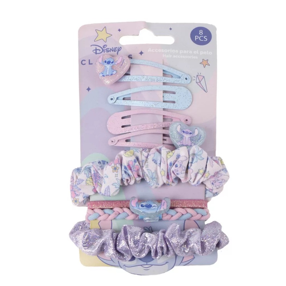 Stitch Hårtilbehørssæt | Stitch Hårclips - Temashop