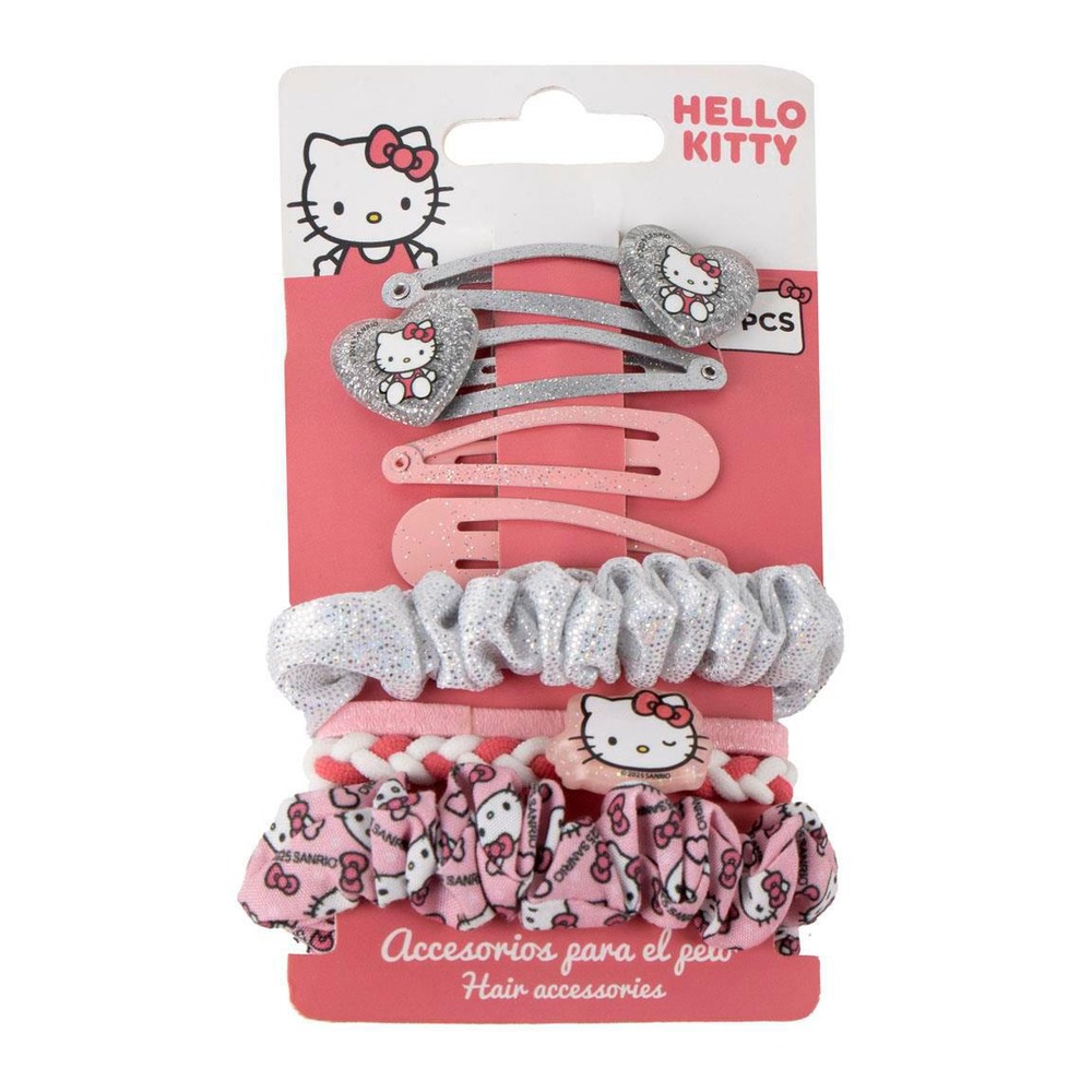 Hello Kitty Hårtilbehørssæt | Hello Kitty Hårclips - Temashop