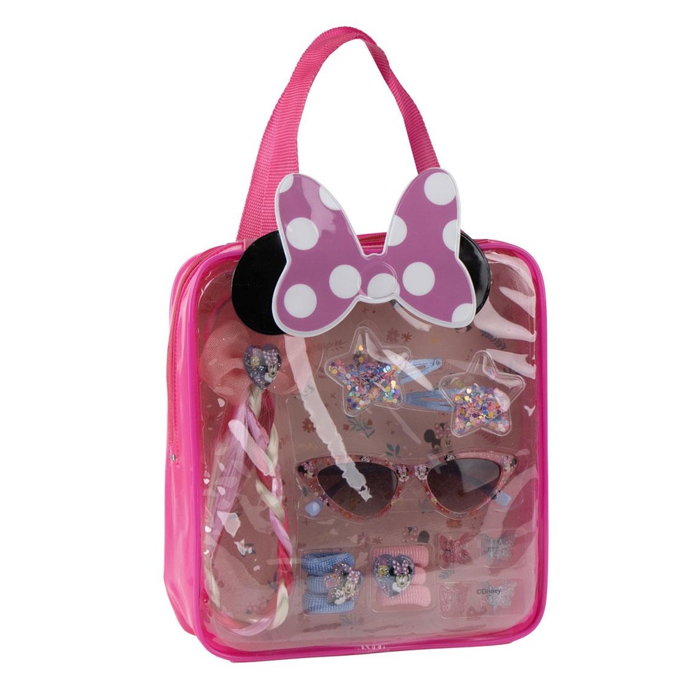 Minnie Mouse Skønhedssæt (21 x 28 x 5 cm) | Minnie Mouse Toilettasker & Tilbehør - Temashop