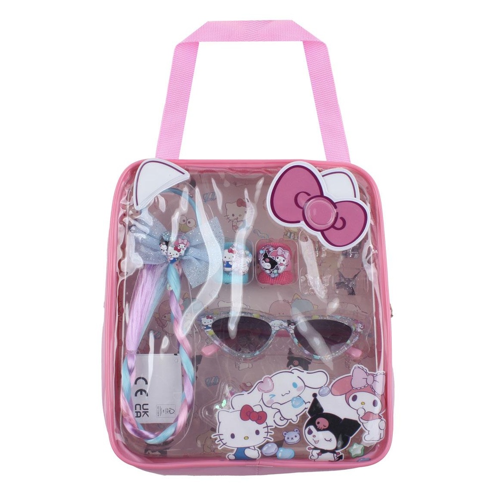 Hello Kitty Skønhedssæt (21 x 23 x 5 cm) | Hello Kitty Toilettasker & Tilbehør - Temashop