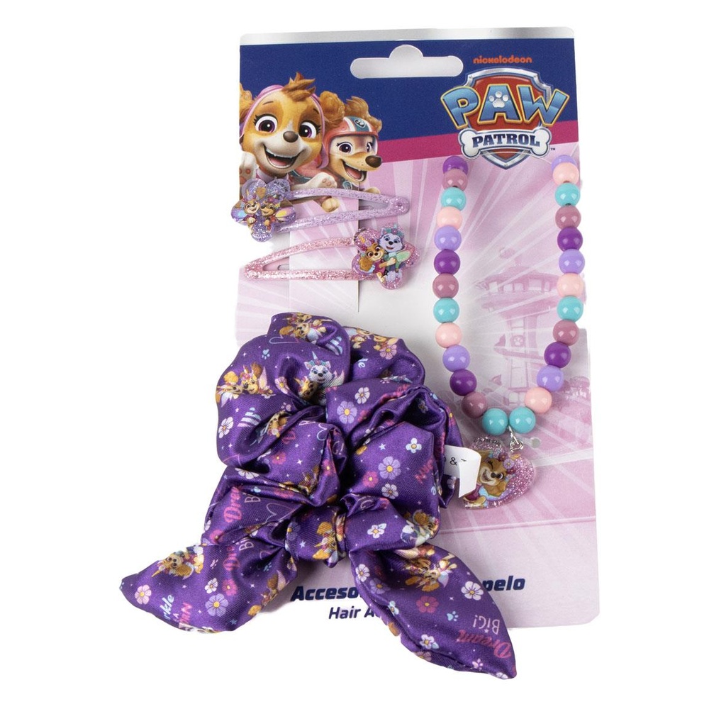 Paw Patrol Skye & Everest Hårtilbehørssæt (10,5 x 19,5 x 1 cm) | Paw Patrol Hårclips - Temashop