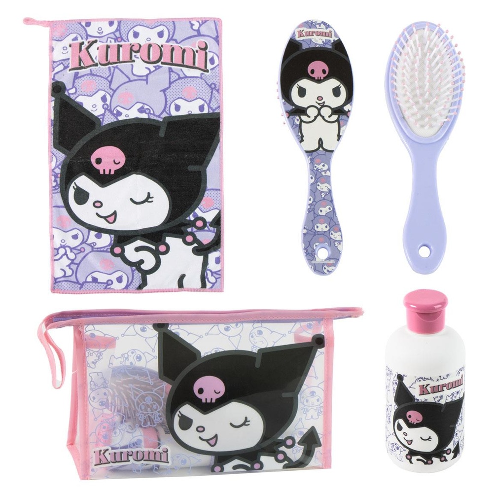 Hello Kitty Kuromi Toilettaske (23 x 15 x 8 cm) | Hello Kitty Toilettasker & Tilbehør - Temashop