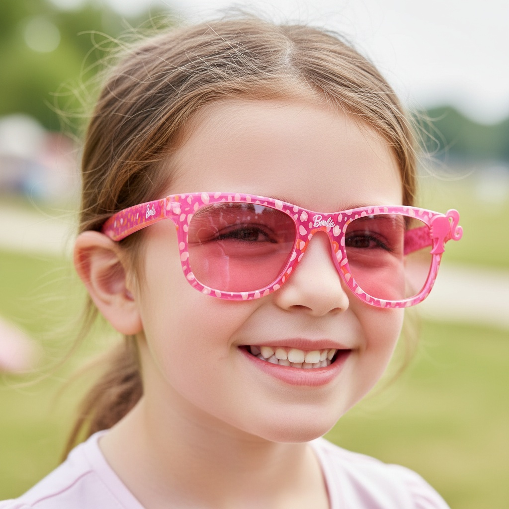 Barbie Leopardmønster Solbriller Pink (13 x 4,6 x 13 cm) | Barbie Briller - Temashop