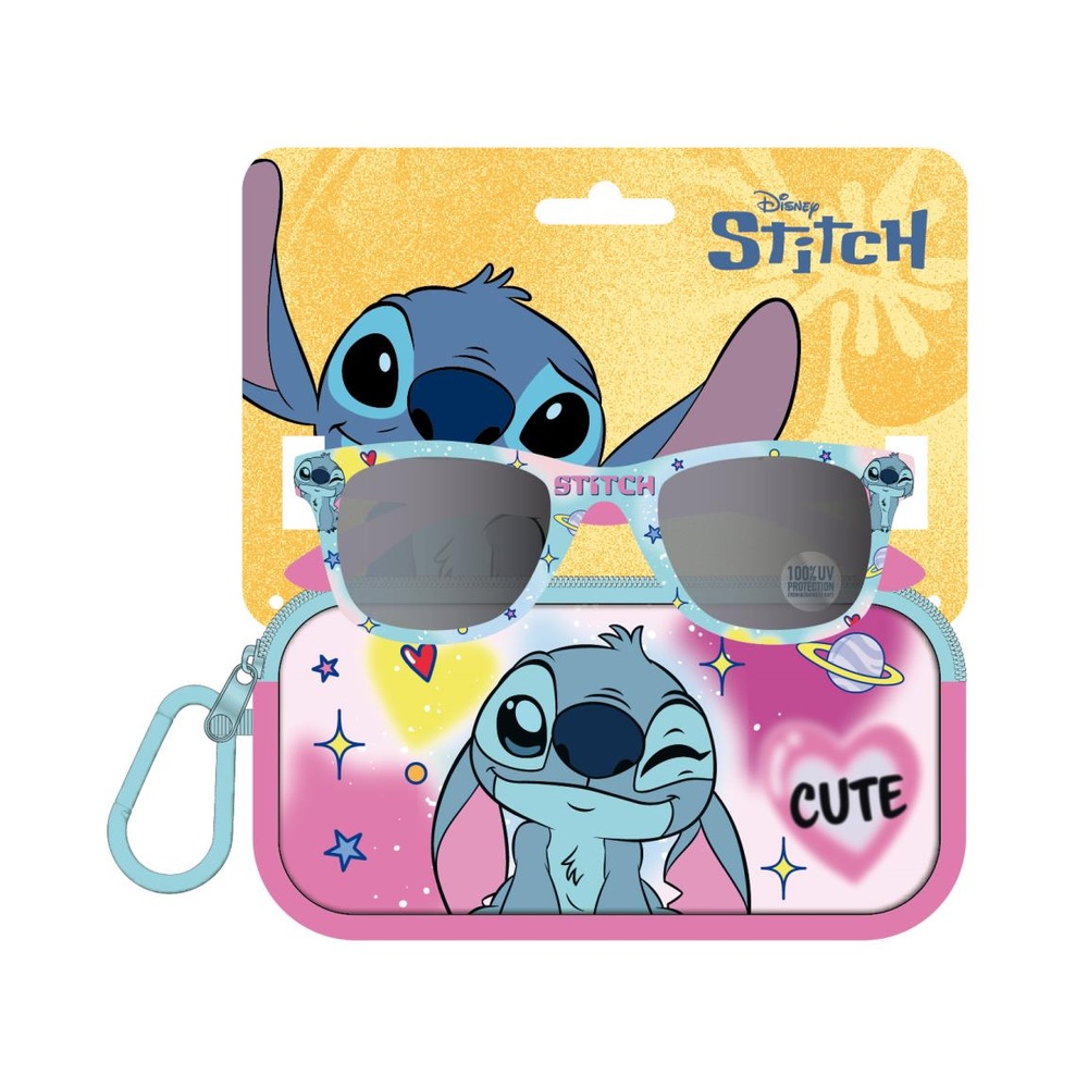 Stitch Cute Solbriller Med Etui (17 x 2,3 x 17 cm) | Stitch Briller - Temashop