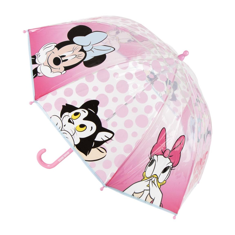 Minnie Mouse & Friends Paraply Lyserød | Minnie Mouse Paraply - Temashop