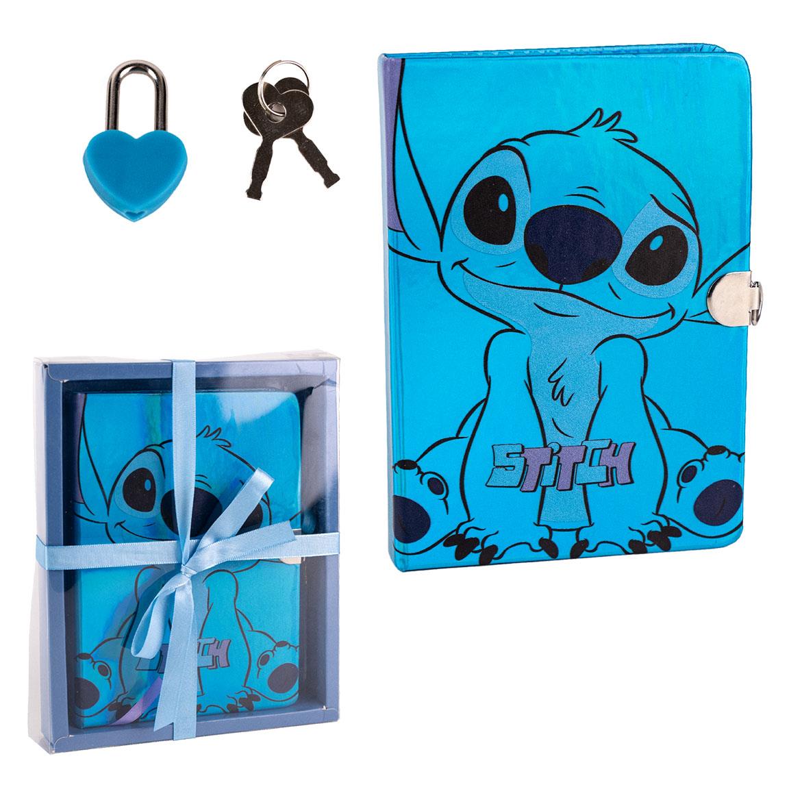 Stitch Dagbog Blå (16,5 x 2 x 21 cm) | Stitch Male- & Tegneudstyr - Temashop