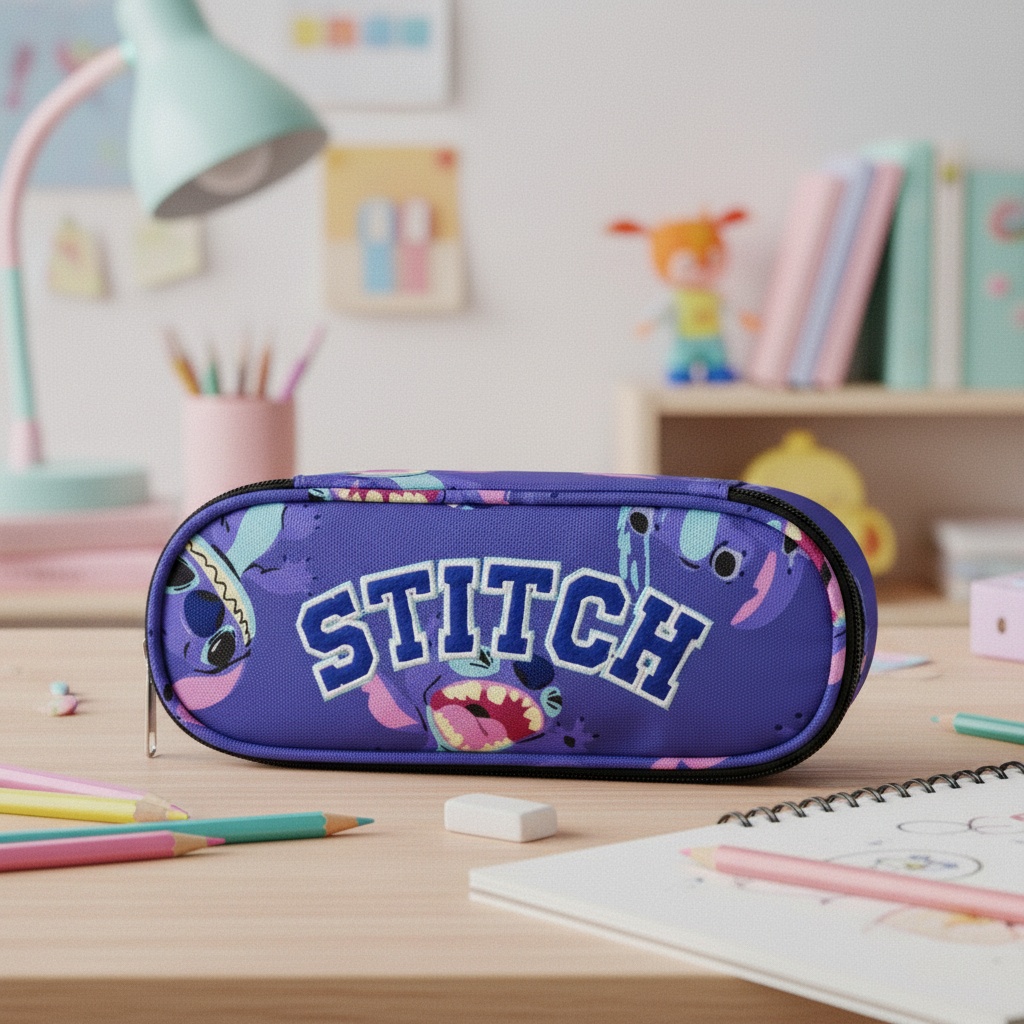 Stitch Penalhus Blå (8,5 x 5 x 22,5 cm) | Stitch Penalhuse - Temashop