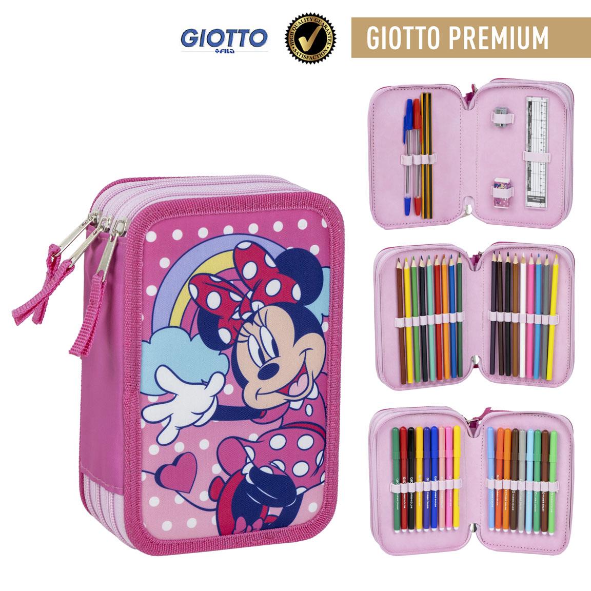 Minnie Mouse Penalhus & Tilbehør Pink (12,5 x 6,5 x 19,5 cm) | Minnie Mouse Penalhuse - Temashop