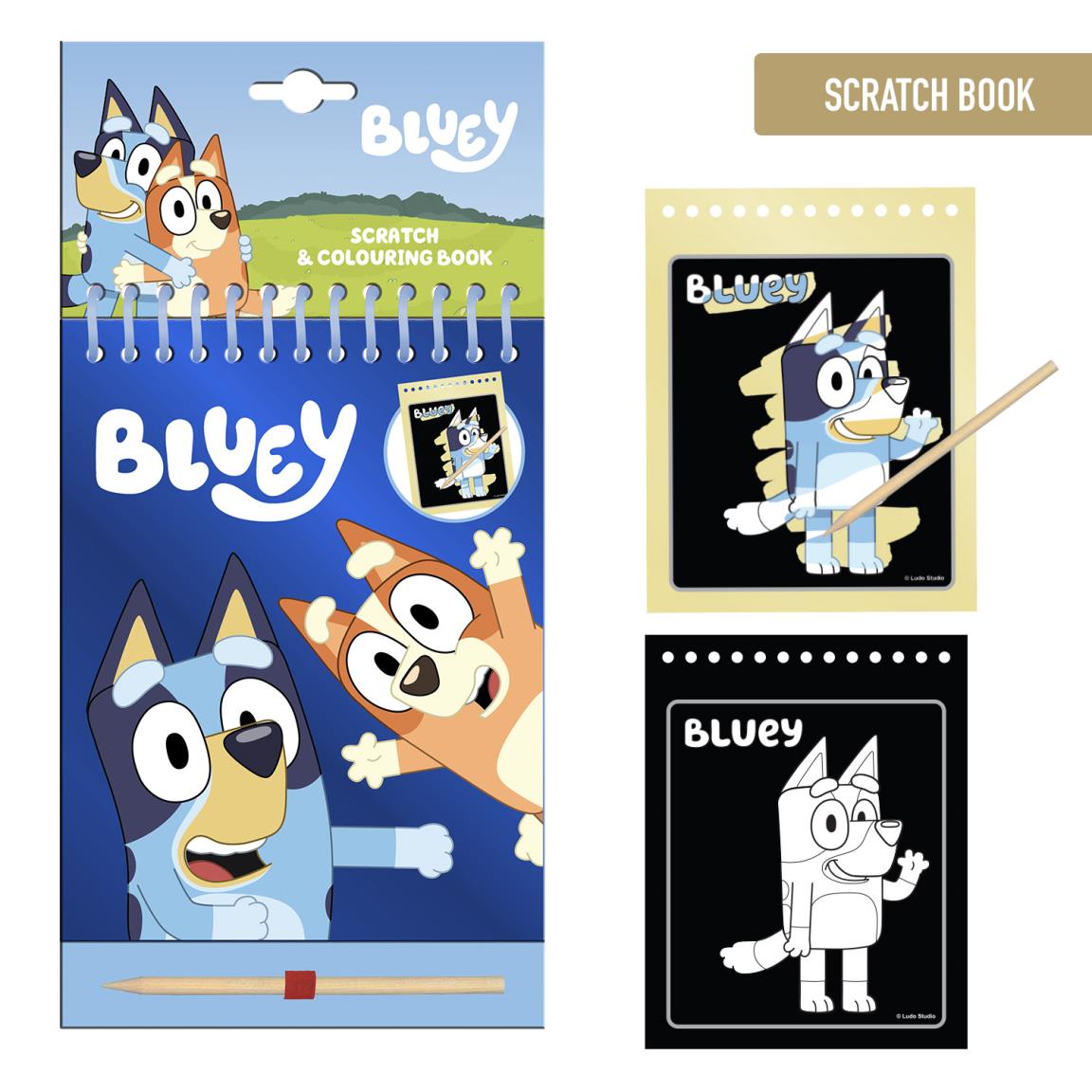 Bluey Skrabebog (14 x 20,5 x 1 cm) | Bluey Male- & Tegneudstyr - Temashop