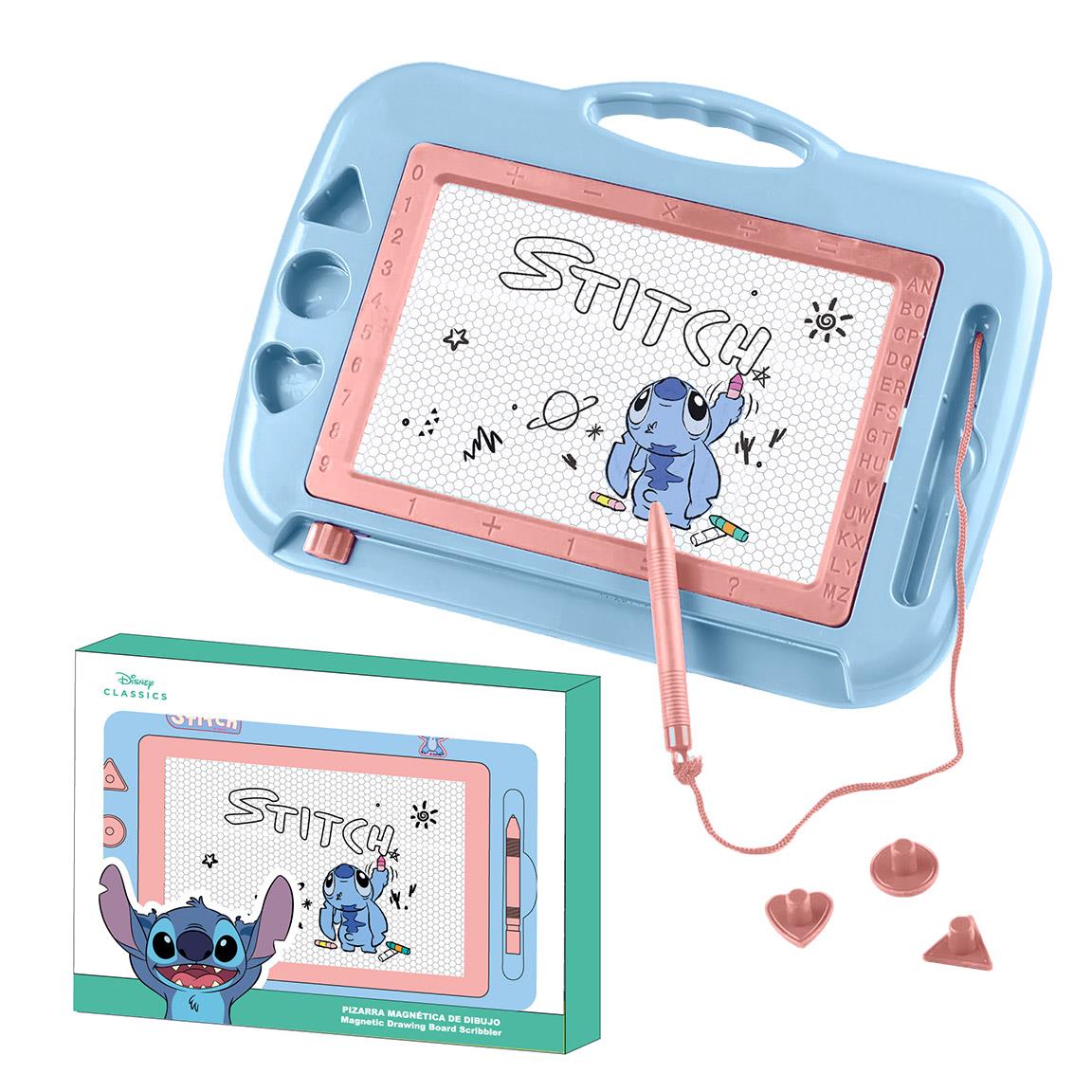 Stitch Magnetisk Tegnebræt Blå (32,5 x 24,5 x 3 cm) | Stitch Male- & Tegneudstyr - Temashop