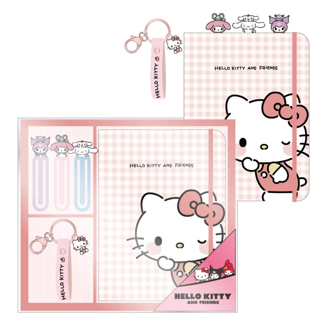 Hello Kitty Skrivesæt Lyserød | Hello Kitty Male- & Tegneudstyr - Temashop