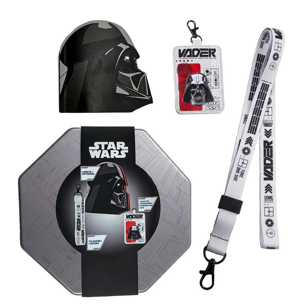 Star Wars Darth Vader Skrivesæt (18 x 18 x 6 cm) | Star Wars Male- & Tegneudstyr - Temashop