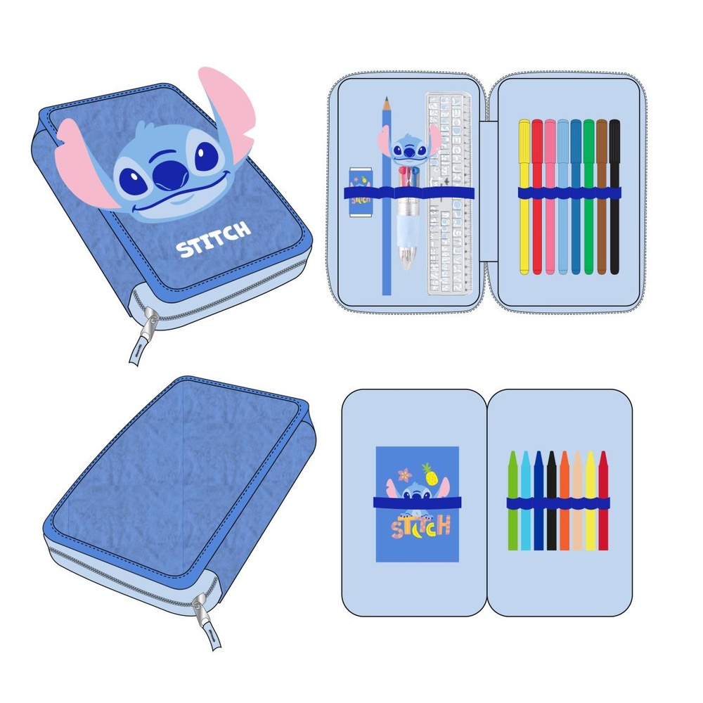 Stitch 3D Penalhus Med Tilbehør (22,5 x 11,5 x 2 cm) | Stitch Penalhuse - Temashop