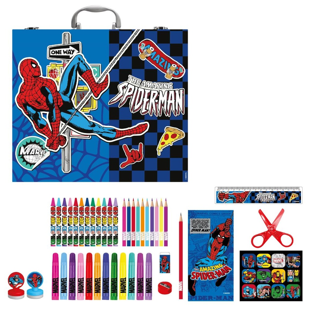 Spiderman® Farvelæg Selv Dokumentmappe