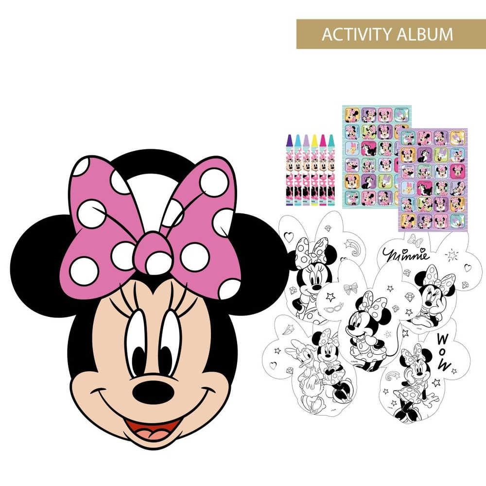 Minnie Mouse Kreativ Aktivitetsbog (29 x 28 x 0,1 cm) | Minnie Mouse Aktivitetssæt - Temashop