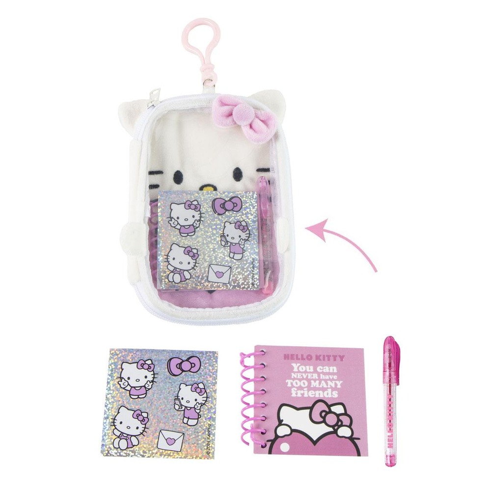 Hello Kitty Skrivesæt & Penalhus (11 x 3 x 17 cm) | Hello Kitty Male- & Tegneudstyr - Temashop