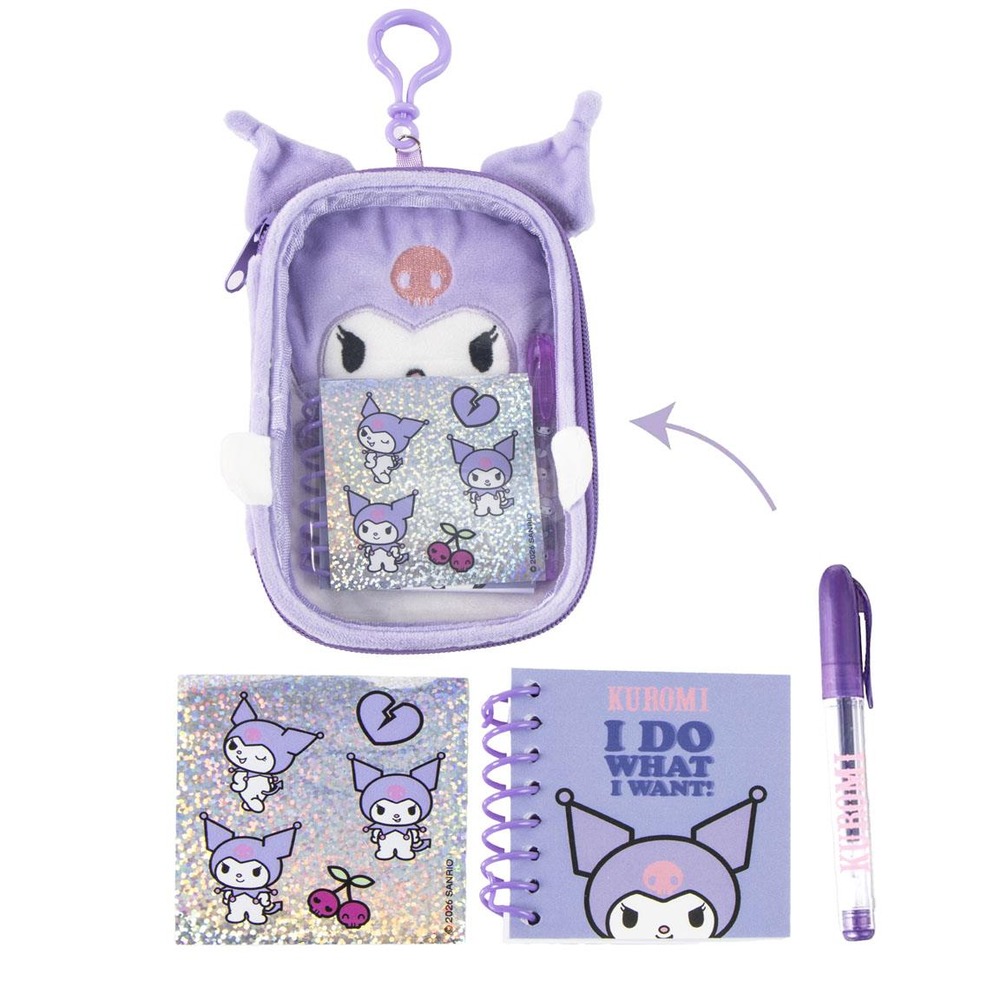 Hello Kitty Kuromi Skrivesæt (12 x 3 x 17 cm) | Hello Kitty Male- & Tegneudstyr - Temashop