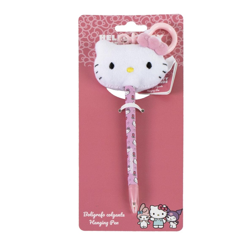 Hello Kitty Vedhæng Kuglepen (10 x 22,5 x 3 cm) | Hello Kitty Sjove Kontorartikler - Temashop