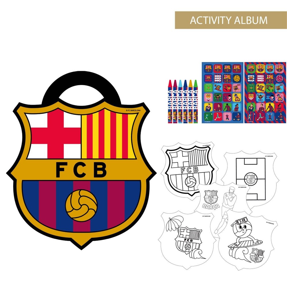 FC Barcelona Aktivitetsbog | Fodbold Aktivitetssæt - Temashop
