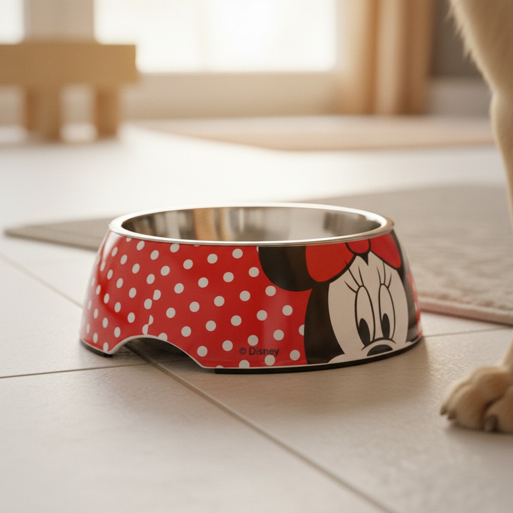 Minnie Mouse Madskål (22 cm) | Minnie Mouse Kæledyrsudstyr - Temashop
