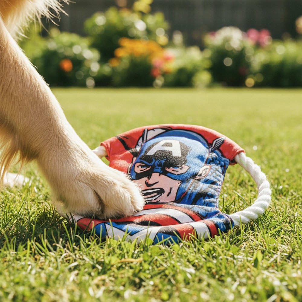 Marvel® Captain America Reb Frisbee Hundelegetøj