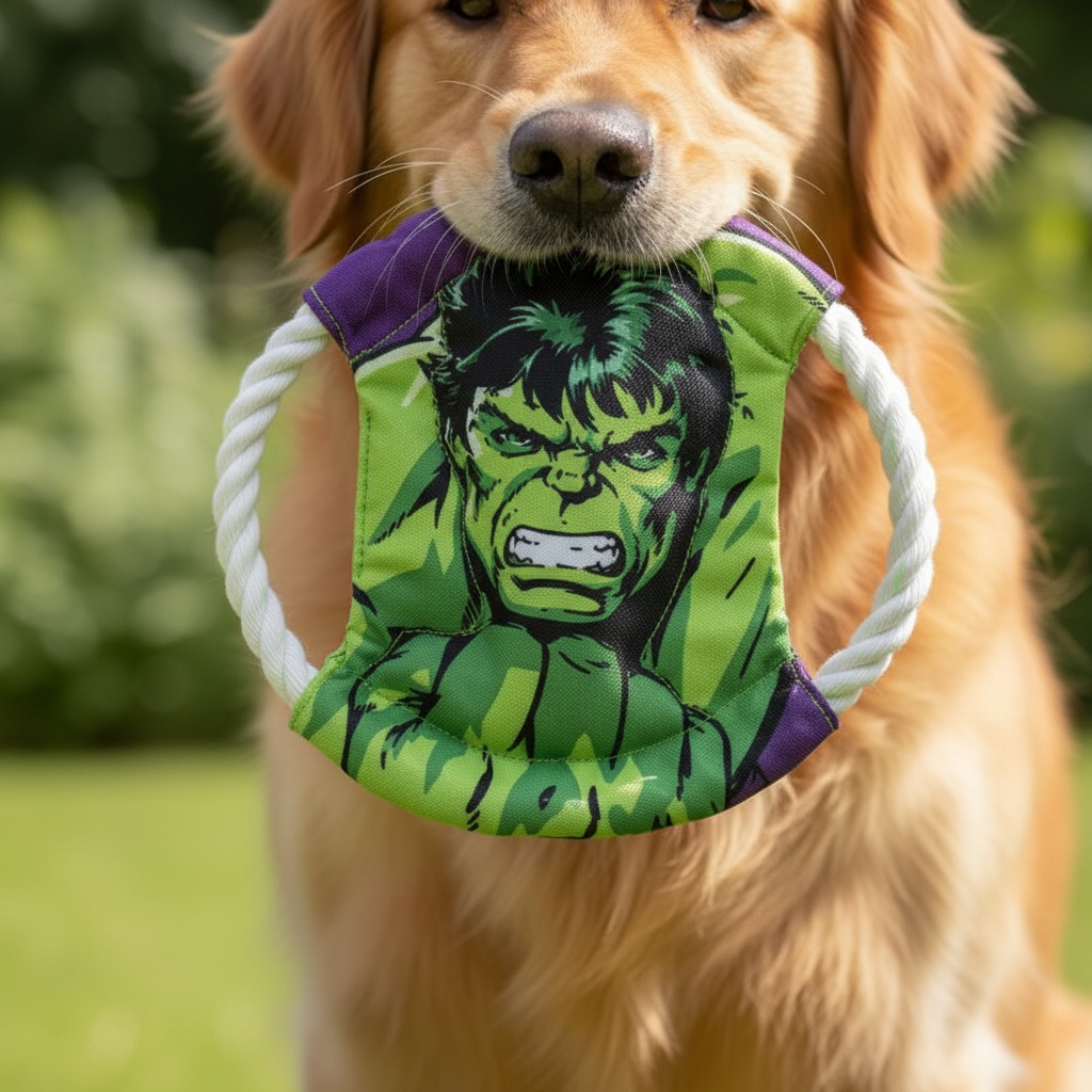 MarvelÂ® Hulk Reb Frisbee Hundelegetøj