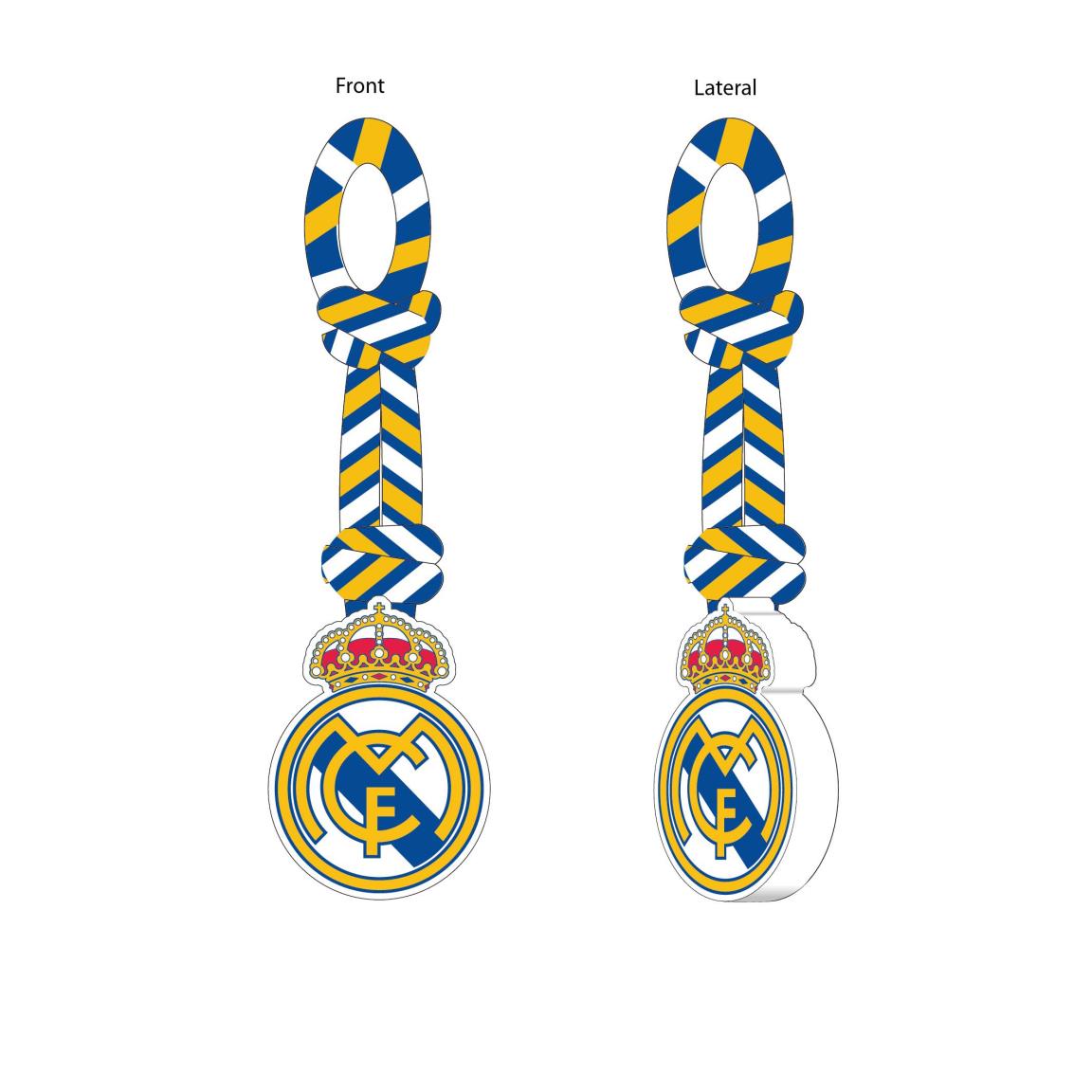 Real Madrid Reb Hundelegetøj (15 x 33 x 10 cm) | Fodbold Kæledyrsudstyr - Temashop
