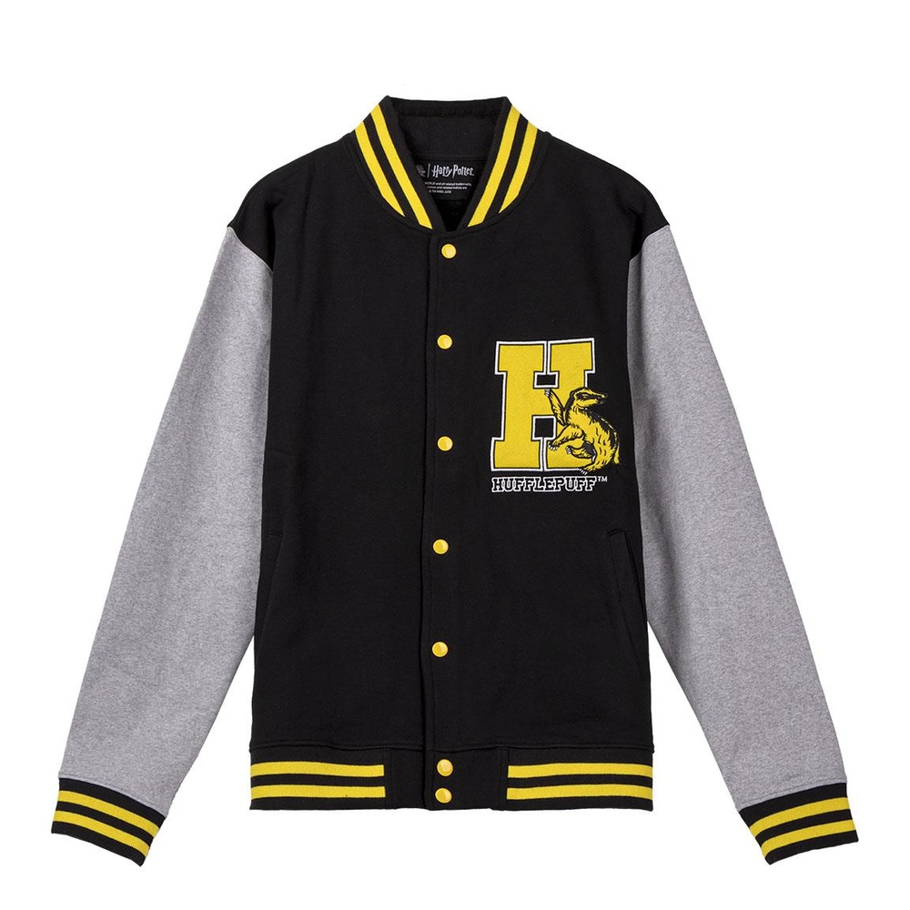 Harry Potter Hufflepuff Collegejakke | Harry Potter Overdel - Temashop