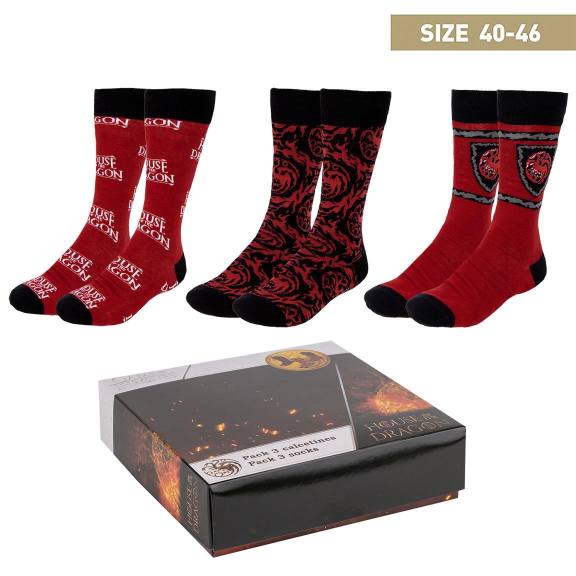 House Of Dragon Strømper 40-46 (40-46) | House Of Dragon Strømper / Strømpebukser / Knæstrømper - Temashop