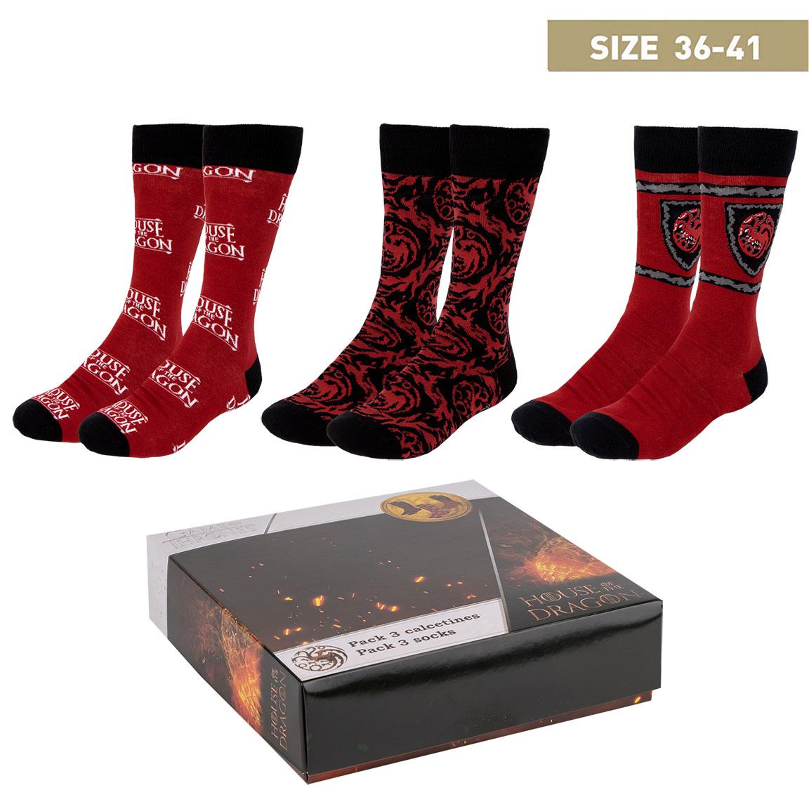 House Of Dragon Strømper 35-41 (35-41) | House Of Dragon Strømper / Strømpebukser / Knæstrømper - Temashop