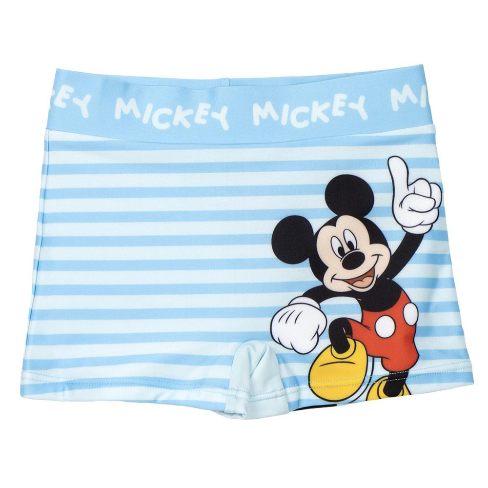 Mickey Mouse Stribede Badebukser | Mickey Mouse Badetøj - Temashop