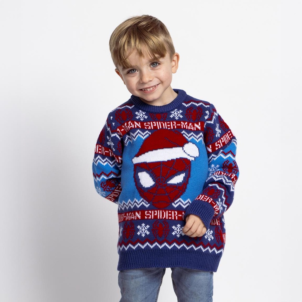 Spiderman® Jule Striktrøje