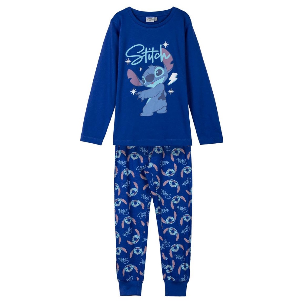 Stitch Langærmet Pyjamas | Stitch Pyjamas - Temashop