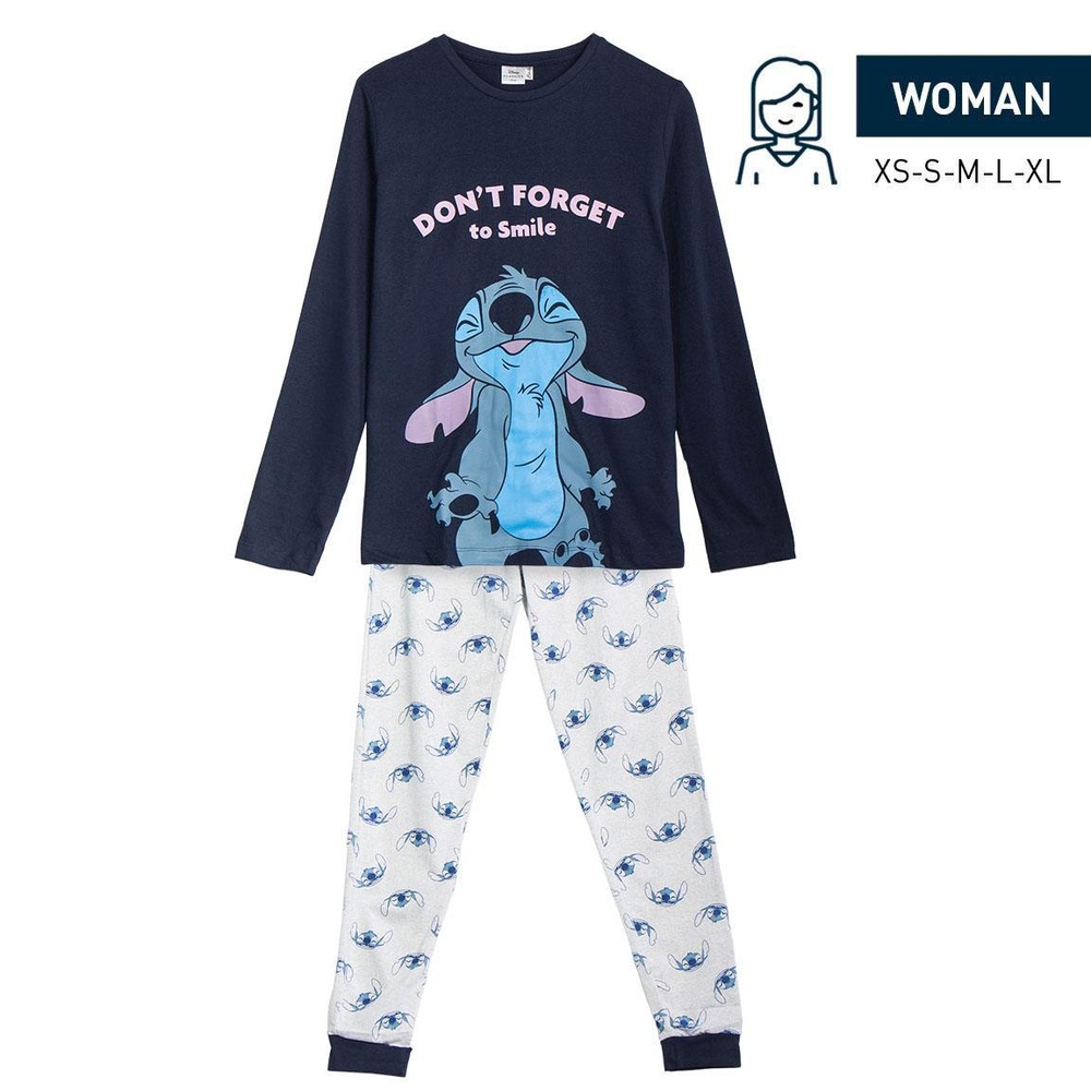 Stitch Don't Forget To Smile Pyjamas | Stitch Pyjamas - Temashop
