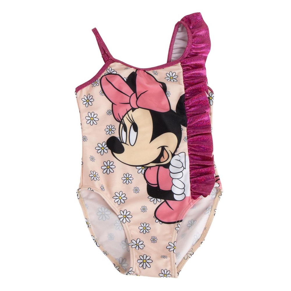 Minnie Mouse Blomster Badedragt | Minnie Mouse Badetøj - Temashop