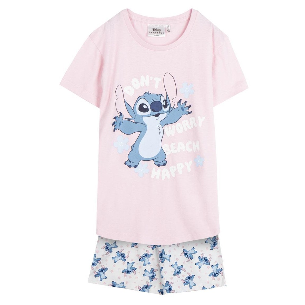 Don't Worry Beach Happy Stitch Pyjamassæt | Stitch Pyjamas - Temashop