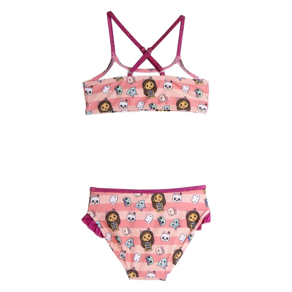 Gabbys Dukkehus Kattemønster Bikini | Gabbys Dollhouse Badetøj - Temashop