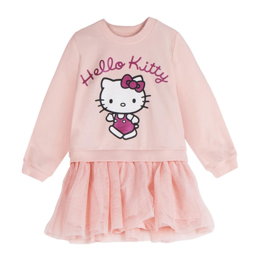 Hello Kitty Tyl Kjole | Hello Kitty Kostume - Temashop