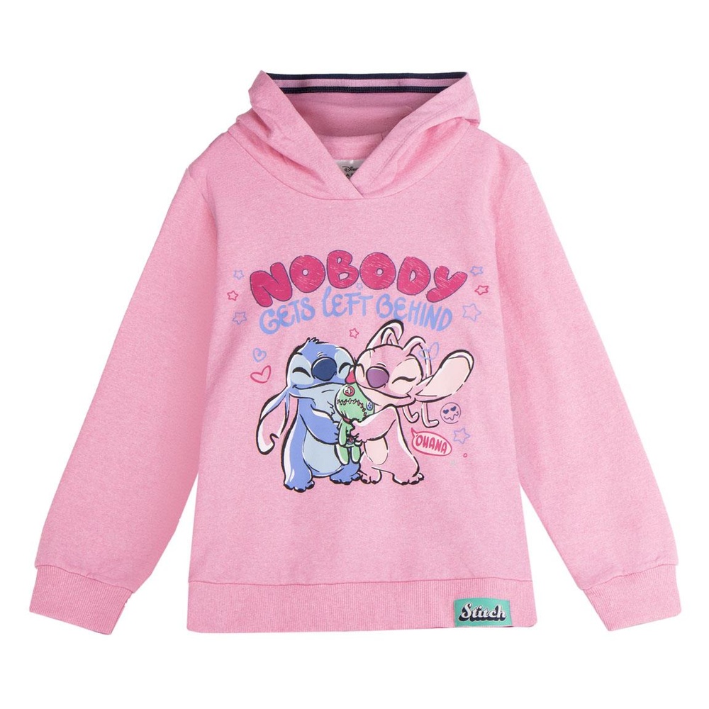 Stitch Nobody Gets Left Behind Hættetrøje | Stitch Hoodie - Temashop