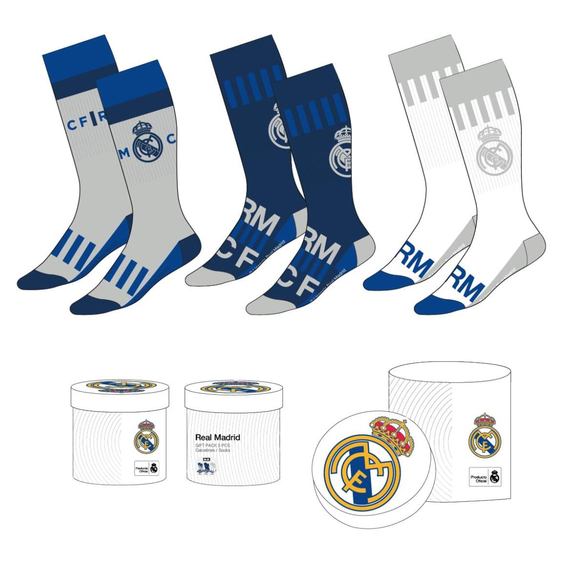 Real Madrid Strømper 38-45 (38-45) | Fodbold Strømper / Strømpebukser / Knæstrømper - Temashop