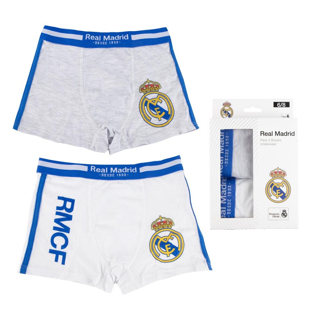 Real Madrid 2-Pak Boxershorts | Fodbold Bukser / Skørt / Shorts - Temashop