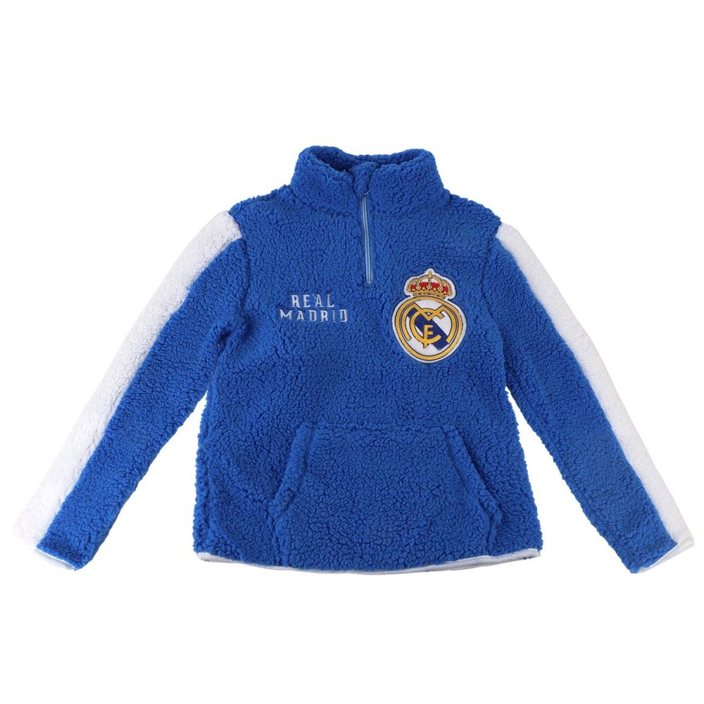 Real Madrid Sherpa Fleece Trøje | Fodbold Overdel - Temashop