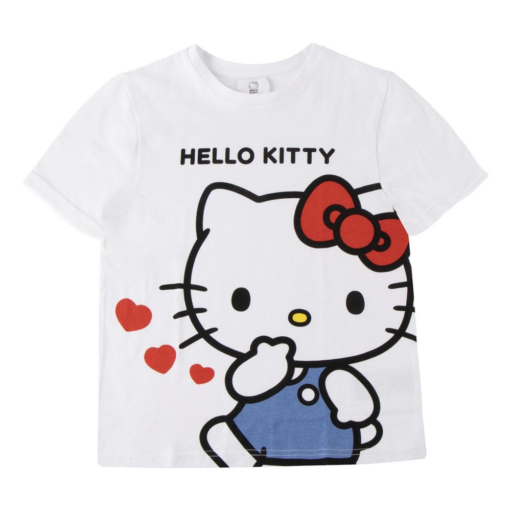 Hello Kitty Hjerter T-Shirt | Hello Kitty Overdel - Temashop