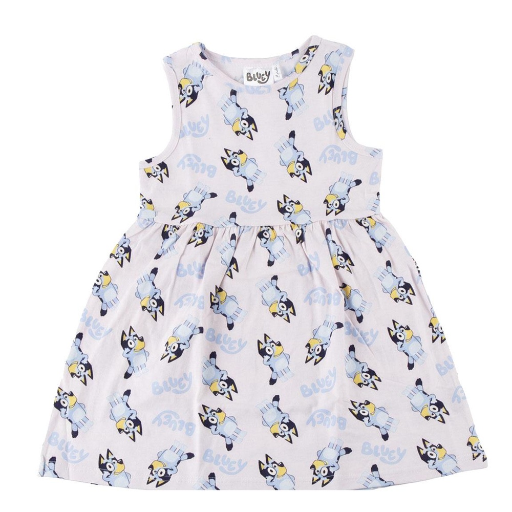 Bluey Mønstret Kjole | Bluey Kostume - Temashop