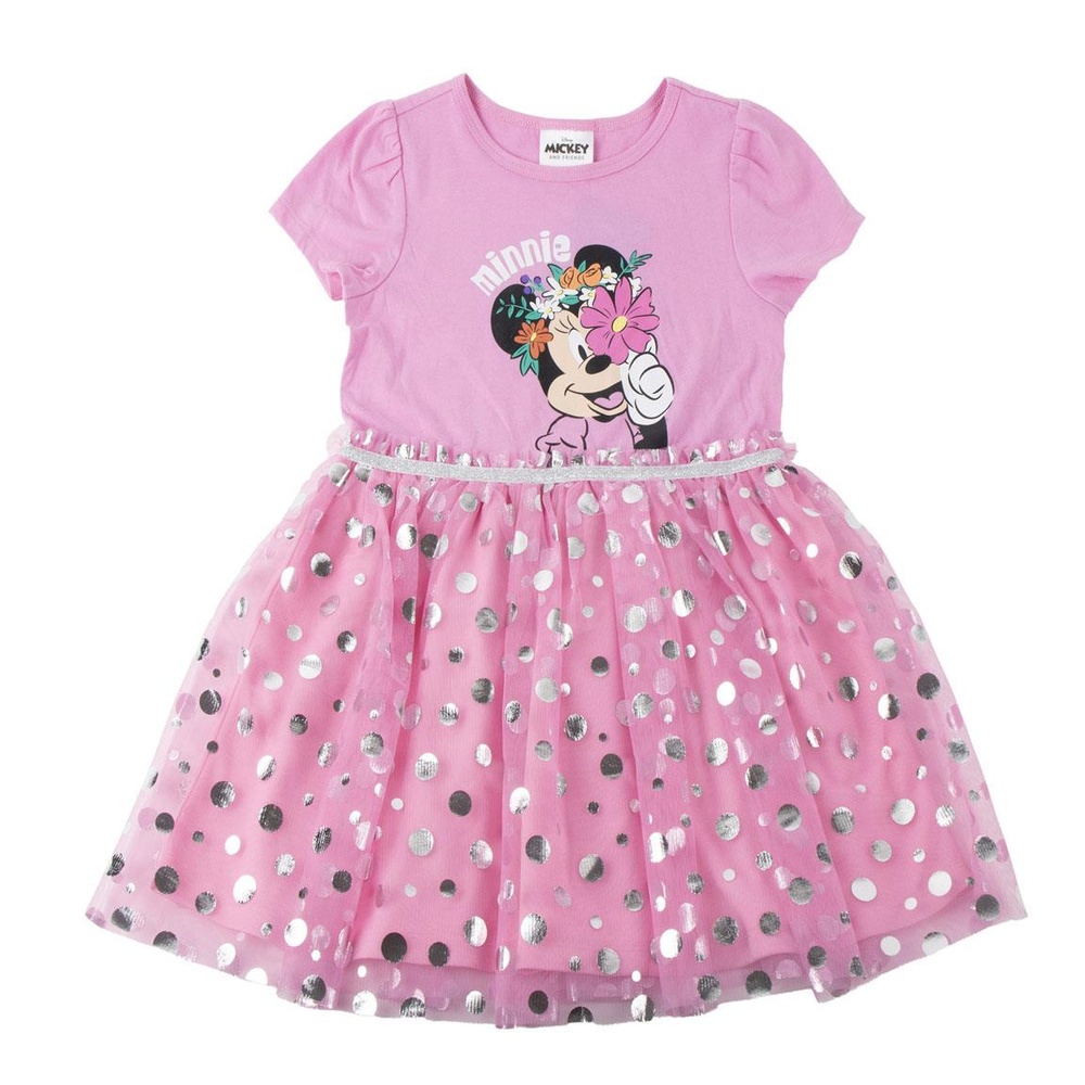 Minnie Mouse Prikket Tyl Kjole | Minnie Mouse Kostume - Temashop