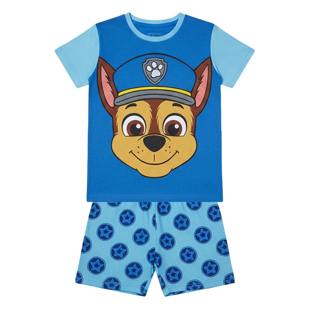 Paw Patrol Chase Kort Pyjamas | Paw Patrol Pyjamas - Temashop