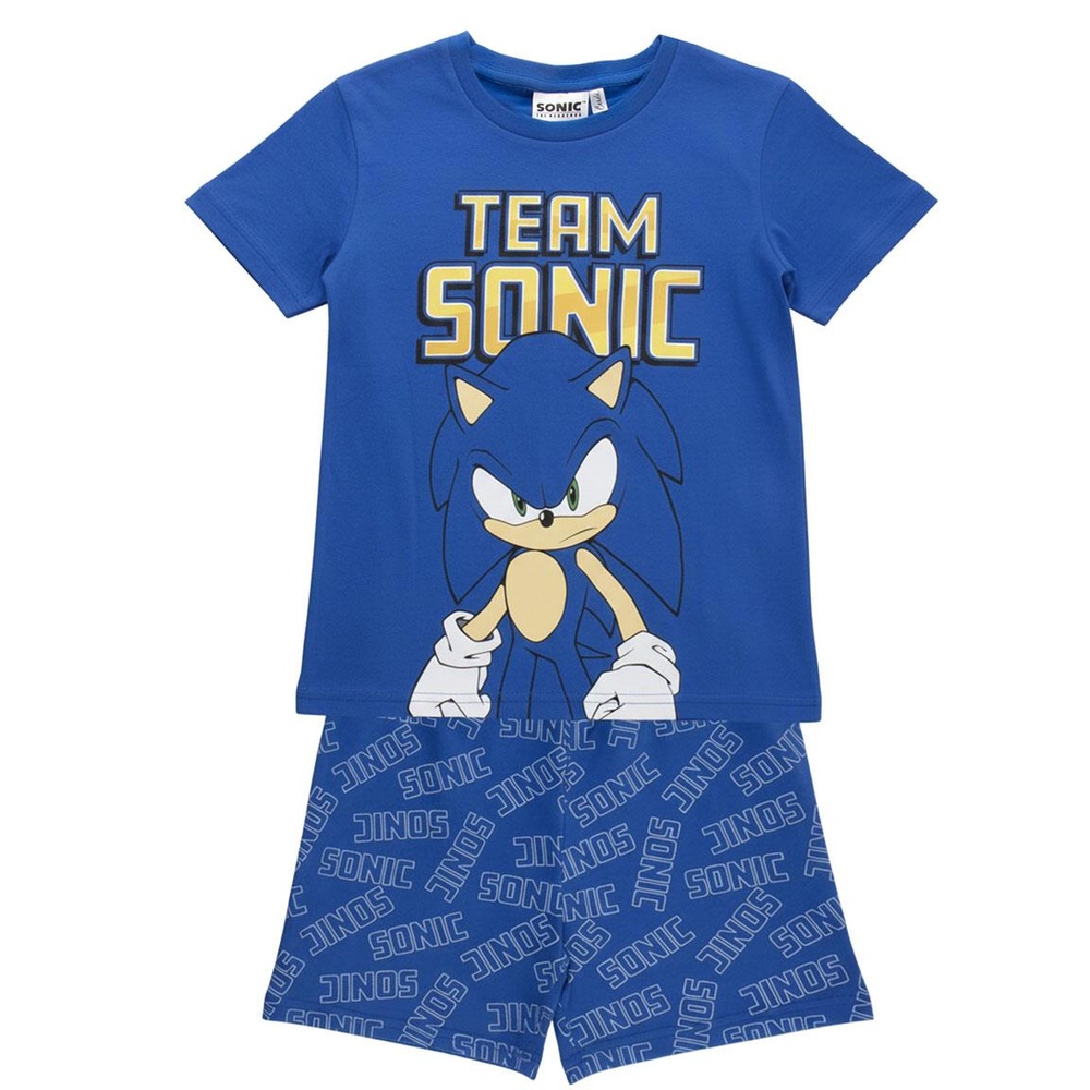 Sonic Team Sonic Kort Pyjamas | Sonic Pyjamas - Temashop